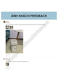 Thùng Rác Thông Minh,Nhựa Nắp Lật Inochi 5Lít Rất Đẹp Làm Sọt Rác Văn Phòng, Khách Sạn, Đựng Rác Gia Đình THRNL05