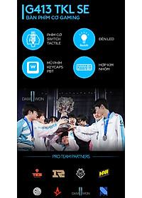 Bàn phím cơ game Logitech G413 TKL SE / G413 SE Full Size - Hàng chính hãng