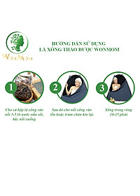 Bộ chăm sóc mẹ là siêu nhân, khử mùi, phục hồi năng lượng cho mẹ sau sinh Wonmom (1 lá xông + 1 hộp thảo mộc vệ sinh vùng kín cho mẹ)