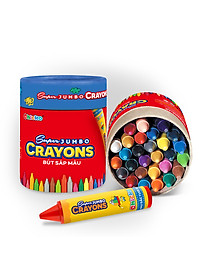 Bút Sáp Màu Super Jumbo Crayons (18 Màu) DK 3305 - 18