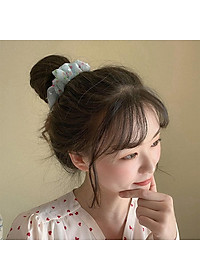 Dây buộc tóc voan mềm cherry Scrunchies dễ thương HD43 