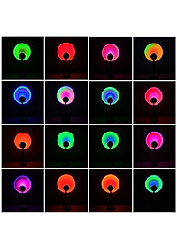 Đèn Tikok 16 Màu Chụp Hình Sống Ảo , Quay Video Có Điều Khiển Chuyển Đổi Màu Hiệu Ứng Mặt Trời Cầu Vòng Siêu Hót - Hàng Chính Hãng 