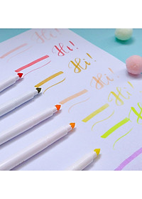 Hộp 20 Bút Lông Màu Pastel Rửa Được Washable Fiber Pen - Colokit SWM-C008