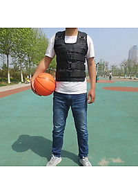 Áo tạ thể lực Oxford 50kg có thể điều chỉnh chuyên dụng tập luyện khi đánh quyền anh