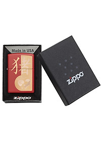 Bật Lửa Zippo Year Of The Pig Design 29661