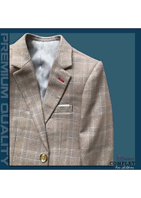 ÁO VEST BÉ TRAI CATRIO PCT18921/15 là áo đờ mi trẻ em từ 2 tuổi (12kg) đến 10 tuổi (34kg) thuộc BST quần áo complet & veston trẻ em CATRIO mùa cưới hỏi, lễ tết, sinh nhật