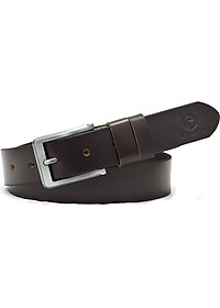 Thắt lưng da bò nam AT Leather Premium PK4 - Nâu