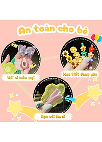 Set 14 kẹp tóc mái nhiều màu dễ thương cho bạn gái