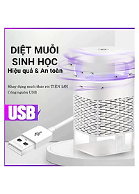 Đèn Bắt Muỗji Thông Minh 2in1 Loại Tốt – Quạt Động Cơ Từ Tính Siêu Êm, Diệt Muỗji Hiệu Quả , đèn trang trí