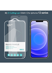 Kính Cường Lực GOR Cho IPHONE 13 Pro Max/ 13 Pro/ 13/ 13 Mini Trong Suốt Cao Cấp - (2 Kính Fullbox) - Hàng Nhập Khẩu