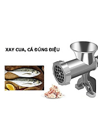 Máy Xay Thịt Bằng Tay Đế Kẹp Bàn - Cối Xay Thịt Quay Tay Đa Năng Không Gỉ, Nhỏ Gọn, Tiện Dụng - Hàng Loại 1 - Chính Hãng MINIIN 