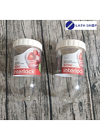 Bộ 2 Hộp đựng thực phẩm Lock&Lock Interlock INL203S2 (500ml) - Hàng chính hãng