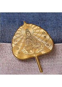 Dây Chuyền Đeo Cổ Nam Mạ Vàng 18K + TẶNG LÁ BỒ ĐỀ MAY MẮN TÀI LỘC ĐỂ VÍ ĐIỆN THOẠI