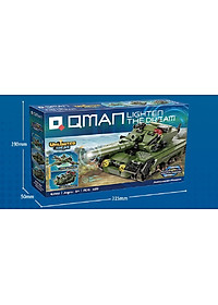 Đồ chơi lắp ráp, xếp hình Qman 42112 - Tiên Phong (329 mảnh ghép)