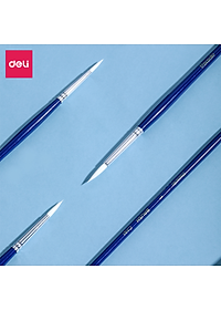 Cọ Vẽ Màu Nước Cọ Đầu Tròn Cọ Đầu Dẹt Cao Cấp Finenolo Deli - Cọ Chuyên Dụng Cho Vẽ Màu Chuyện Nghiệp Hoạ Cụ - EC281 EC282 EC283