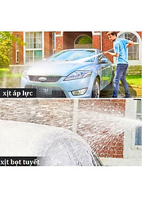 Máy Xịt Rửa Xe Cao Áp Rửa Xe Bọt Tuyết YILI 220V 1400W 90Bar Nhỏ Gọn Mạnh Mẽ Máy Rửa Xe Gia Đình