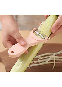 Dụng Cụ Bào Vỏ Thông Minh, Nạo Sợi Rau Củ Quả 2in1- Dao Bào 2 Trong 1 Bằng Thép Không Gỉ - Hàng chính hãng