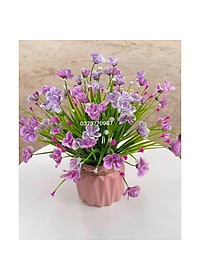 Chậu cây giả để bàn làm việc ,bình hoa để bàn trang trí