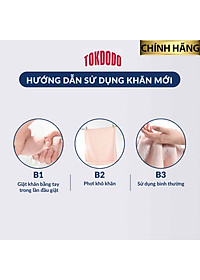 Khăn Tắm Gội Đầu Lau Mặt Siêu Thấm Hút, Mềm Mại, Sợi Bông Cao Cấp Mạng Lại Sự Mềm Mịn Ấm Áp Hàng Chính Hãng TOKDODO