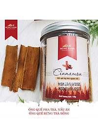 Vỏ quế thanh đã cạo vỏ nguyên chất 100%, nấu ăn, chống hôi miệng, ngăn ngừa các bệnh về tim 150g/hộp Quế Rừng Xanh - CHÍNH HÃNG