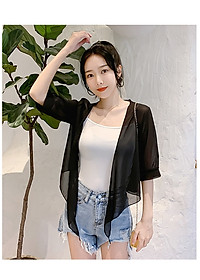 [ĐẸP & RẺ VÔ ĐỊCH] Áo khoác voan cột tà 01 chất vải đẹp, mềm mại, thoáng mát, khoác nhẹ bên ngoài, thanh lịch C134