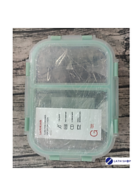 Hộp thủy tinh Lock&Lock 2 ngăn Glass Food Container 600ml, 860ml LLG456 - Hàng chính hãng