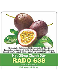 Hạt giống chanh dây RADO 638 Rạng Đông