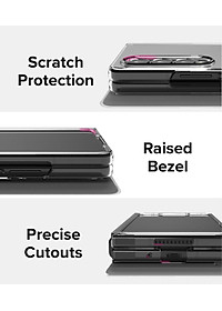Ốp lưng chống sốc trong suốt cho Samsung Galaxy Z Fold 4 hiệu Likgus Crashproof giúp chống chịu  mọi va đập - hàng nhập khẩu