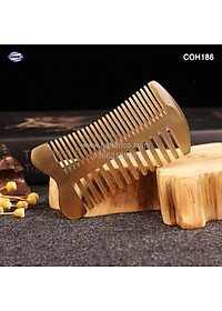 Lược sừng đa năng - Lược răng thưa và mau (Size: S - 10cm) COH186 - Chăm sóc tóc