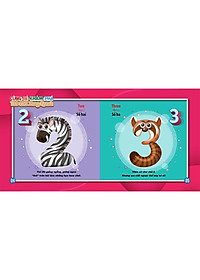 Sách - Cùng Bé Khám Phá Thế Giới Xung Quanh - Số Đếm - Sách Song Ngữ (Bìa cứng)