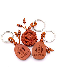 Combo 3 móc khóa Hư Không Tạng - Văn Thù Bồ Tát - Rồng Phong Thủy - bình an, may mắn