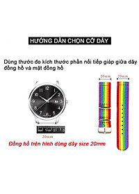 Dây đồng hồ nato vải dù D121 cỡ 18mm; 20mm, 22mm thoải mái đi trời mưa, lắp cho dây đeo đồng hồ dw rolex hublot orient seiko casio