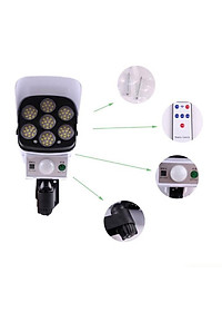 Đèn năng lượng mặt trời mô hình camera chống nước