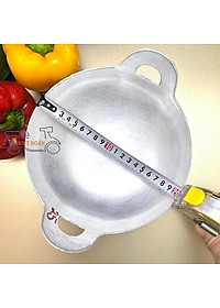 Chảo Nhôm Quai Liền, Chảo Nhôm Máy Bay- Size NHỎ. Dụng cụ làm Bánh Tai Yến, Cơm cháy, Kho quẹt, Chiên Trứng