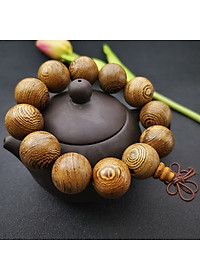 Vòng Tay Phong Thủy Nam Nữ - Vòng Tay Gỗ Đàn Hương 14mm
