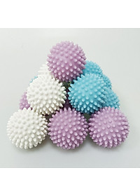 Bộ 2 Bóng giặt thông minh 6.5cm- Quả bóng giặt gai đa năng- Bóng giặt không cần xà phòng- Bóng massage giặt đồ 6.5cm- Bóng giặt tiết kiệm nước và điện- Bóng làm mềm vải tự nhiên- Bóng giặt bảo vệ môi trường- sBóng giặt thông minh không hóa chất