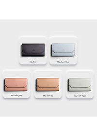 Ví Yuumy ( Thời trang nữ nắp gập kiểu cầm tay dáng dài - Ví da Seasand YV76 )