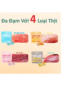 Xúc Xích Cao Cấp Dinh Dưỡng Cho Chó Mèo Taotaopets Mẫu Mới 30x15g - YonaPetshop