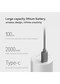 Súng Bắn Keo Xiaomi 125mm 4V Tiện Dụng