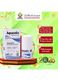 (+5ml FREE) Lăn khử mùi dành cho nam Aquaselin 50ml