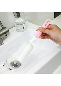 Cây cọ rửa ly cốc, chai lọ, bình sữa bằng mút xốp cán rời có móc treo tiện dụng cho gia đình, quán ăn, cà phê - Dụng cụ rửa ly cốc nhỏ gọn tiện dụng