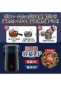 Cà men giữ nhiệt đa năng Pearl Metal Octas - Hàng nội địa Nhật Bản |#hàng nhập khẩu chính hãng|