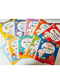 Bộ Ehon tương tác - Lật mở khám phá - Kỹ năng an toàn cho bé - Bộ gồm 10 cuốn
