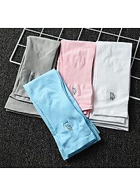 Găng Tay Chống Nắng Xỏ Ngón Thun Lạnh