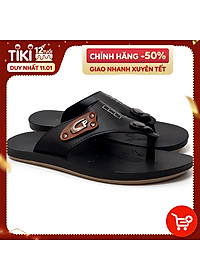 Dép da nam DUWA TNT011S – Hàng chính hãng – Đế đúc xỏ ngón