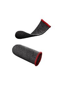 Bao tay chơi game cảm ứng găng tay chống mồ hôi, chống trượt - 1 ngón lẻ viền đỏ no box