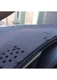 Thảm Taplo Nhung Lông Cừu Xe Toyota Veloz 2022 2023 Màu Đen Đế Có Chống Trượt, chuẩn form xe