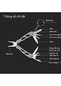 Kìm đa năng ABG cao cấp chống gỉ nhỏ gọn tiện lợi chuyên dụng cho các hoạt động ngoài trời