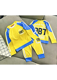 Đồ bộ bé trai, Bộ ngủ dài tay cho bé trai hình thể thao Siêu nhân từ 12-40kg chất thun lạnh mềm mịn mát