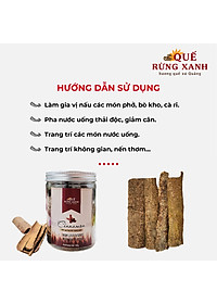 Vỏ quế thanh đã cạo vỏ nguyên chất 100%, nấu ăn, chống hôi miệng, ngăn ngừa các bệnh về tim 150g/hộp Quế Rừng Xanh - CHÍNH HÃNG